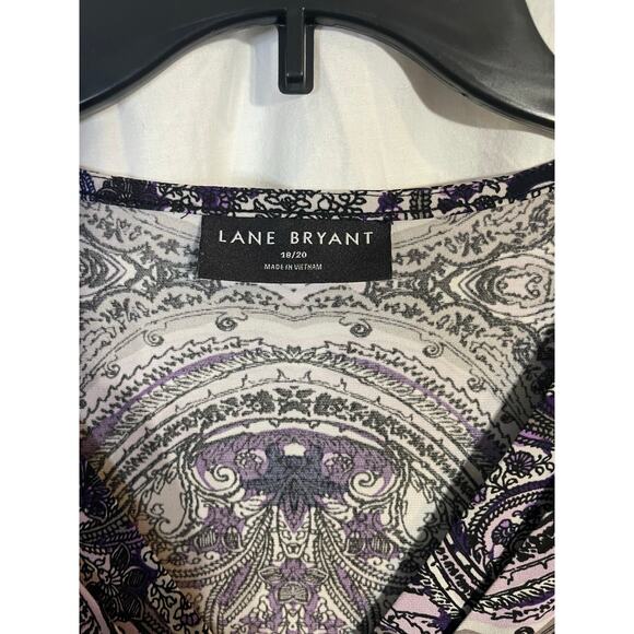 Lane Bryant 18/20 womens paisley top - Picture 3 of 4